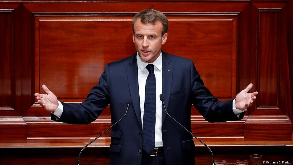 Emmanuel Macron vows "bold and courageous" decisions