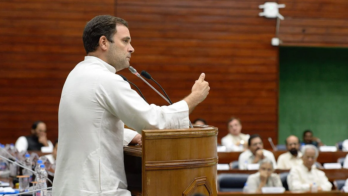 Yogi Govt created fear among Dalits,  minorities, says Rahul to  partymen