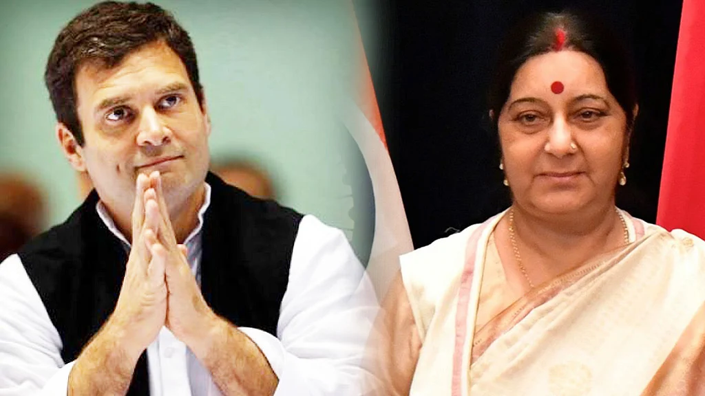 Rahul Gandhi slams Sushma Swaraj for buckling before Chinese on Doklam
