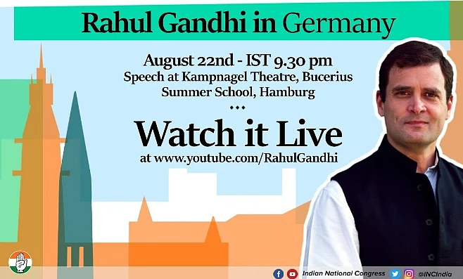 Rahul Gandhi to address Indian diaspora in Germany, UK, may meet German Chancellor Merkel