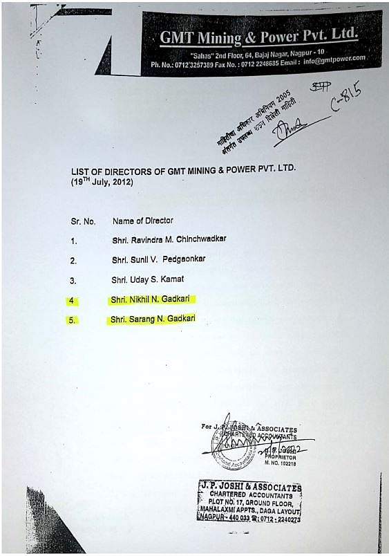 Gadkari’s company, with RSS chief Bhagwat, Fadnavis as shareholders, dupes over 1,300 shareowners 