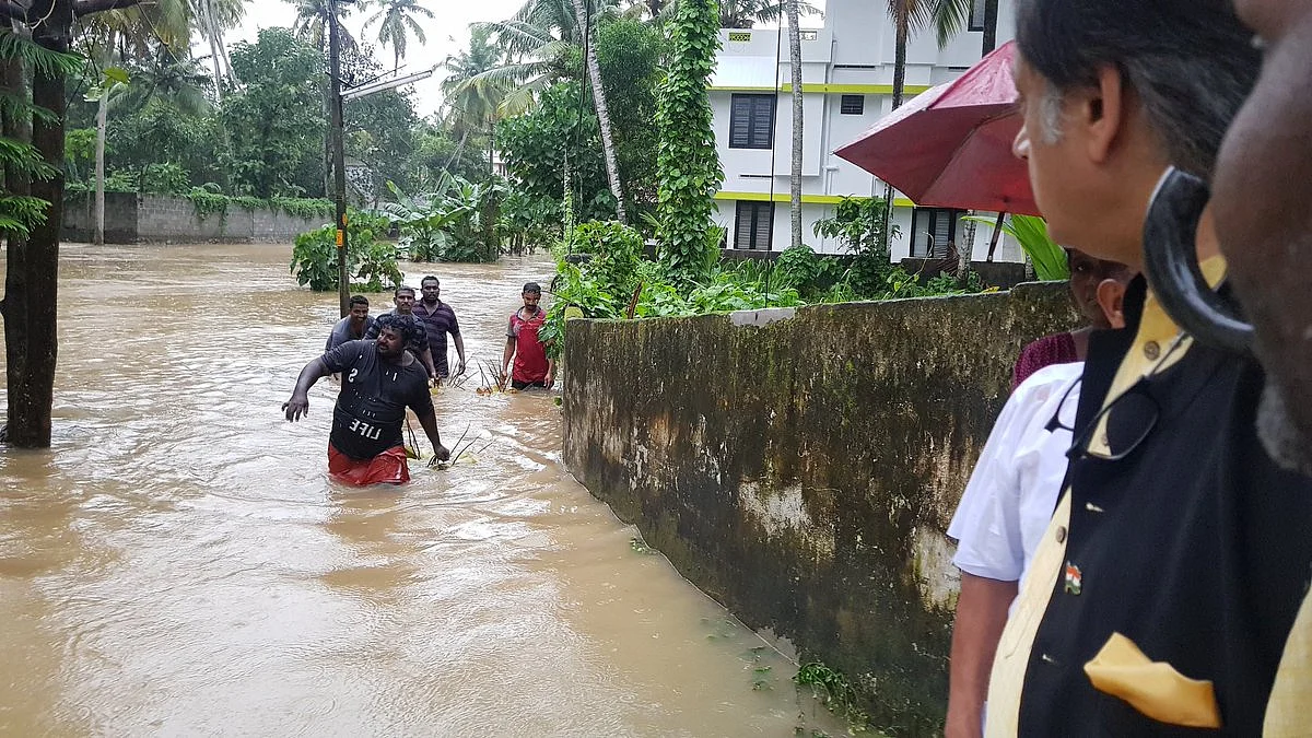 Shashi Tharoor anguished by scant media coverage of Kerala floods