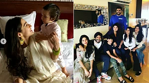 Joyful Rakhi brings Boney Kapoor’s & Saif Ali Khan’s children together