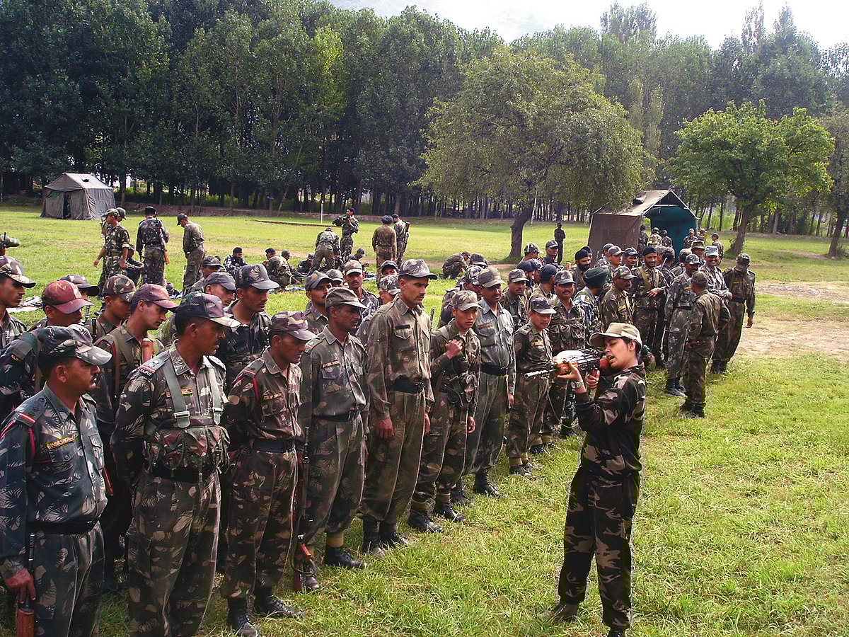 The woman who trains commandos