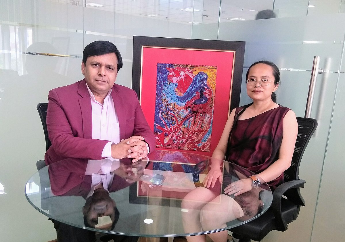 Emelda Heigrujam: Creativity in tapestry and beads