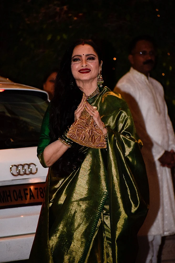 Photos: Bollywood stars celebrate ‘Antilia che Raja’ Ganesh Chaturthi at Mukesh Ambani’s bash