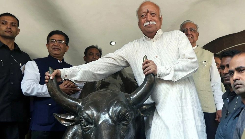 Twitterati expose RSS chief Mohan Bhagwat’s tall claims at RSS event
