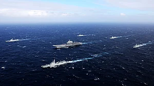 Japan conducts first submarine drill in disputed South China Sea