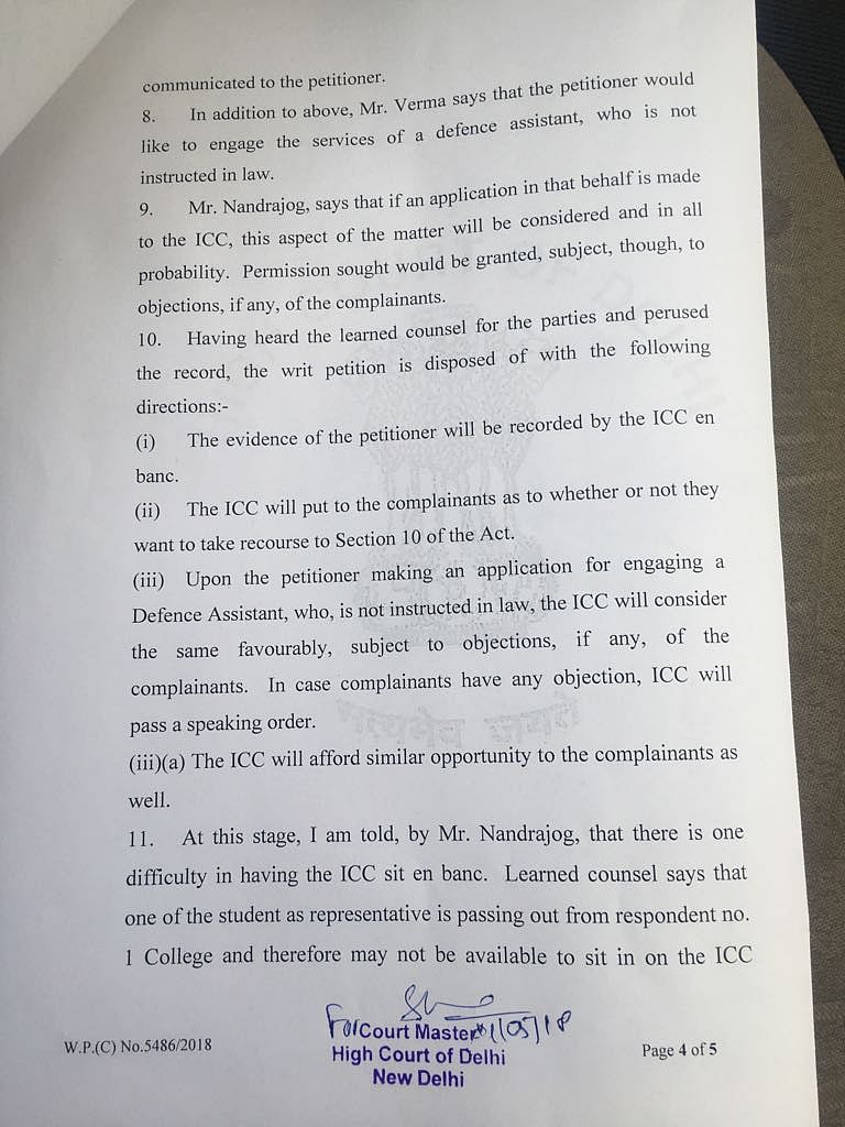 #MeToo: DU professor accused of sexual harassment; VC Tyagi stalls his removal