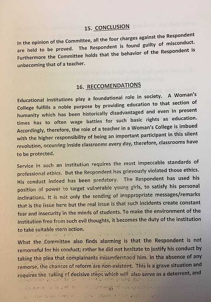 #MeToo: DU professor accused of sexual harassment; VC Tyagi stalls his removal