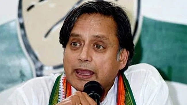 Congress MP Shashi Tharoor (file photo)