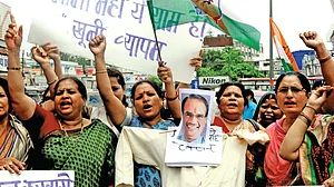 What made Shivraj Singh Chouhan sweat during campaigning?