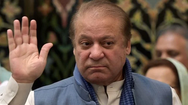 Former Pakistan prime minister Nawaz Sharif