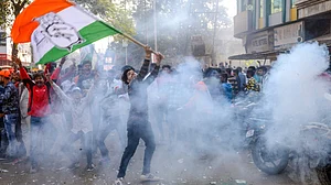 Congress pips BJP in Chhattisgarh, Rajasthan, MP; TRS takes Telangana