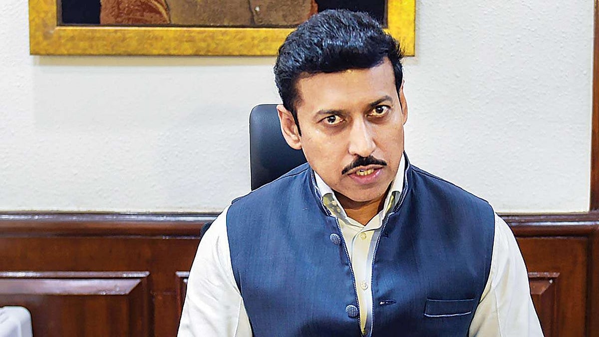 Minister of State (independent charge) for Information and Broadcasting Rajyavardhan Rathore (file photo)