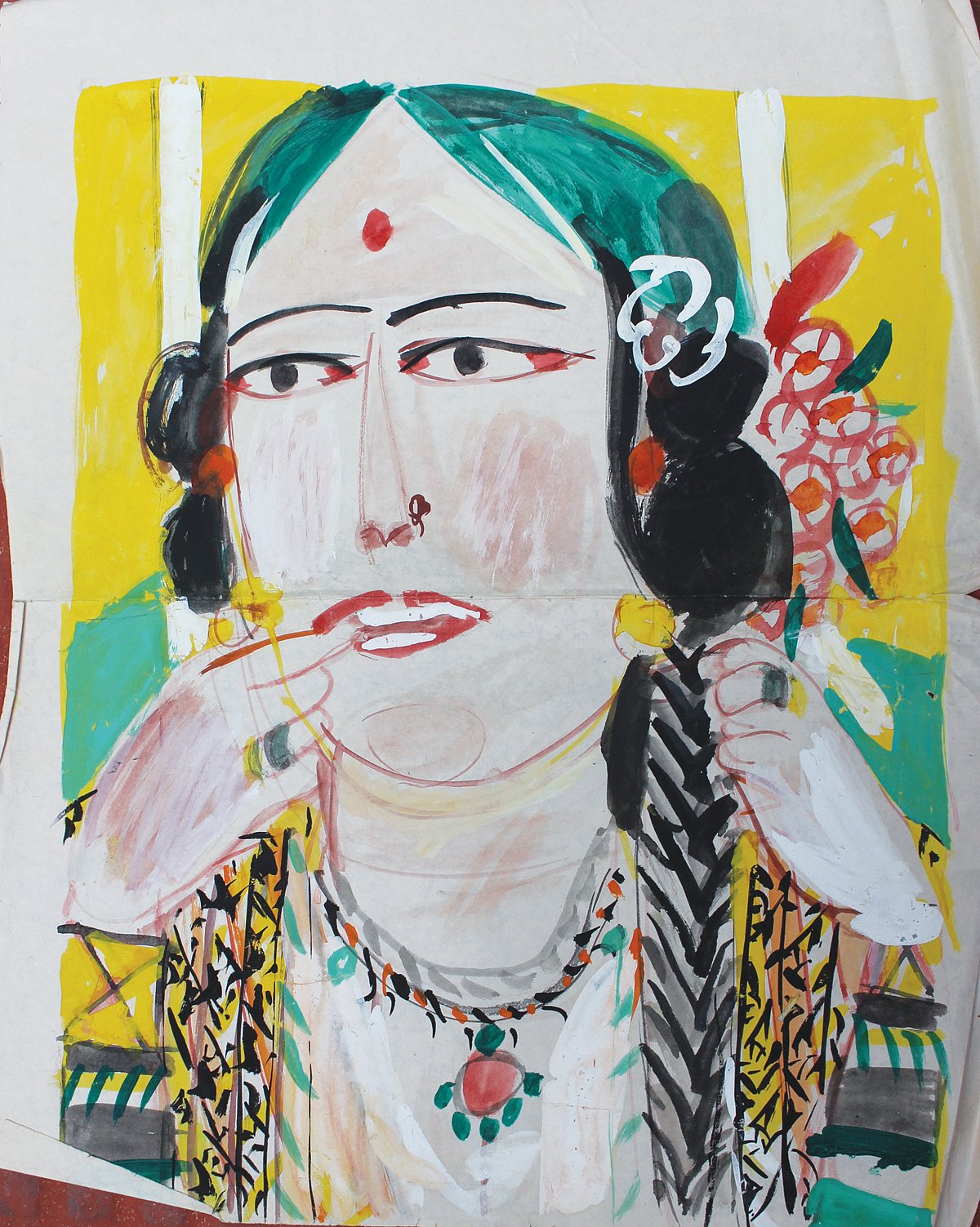 ‘Women seen and remembered’: KG Subramanyan’s euphoric splash of colours