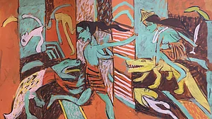 ‘Women seen and remembered’: KG Subramanyan’s euphoric splash of colours