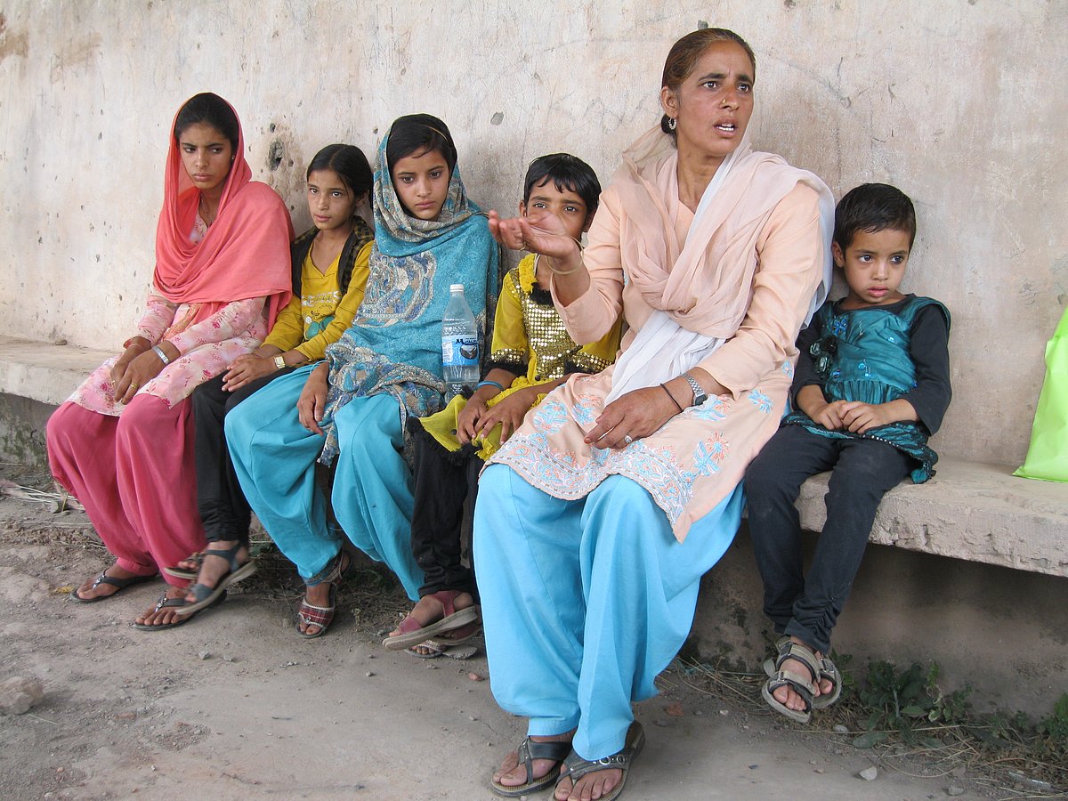 Gulkhar and her daughters.