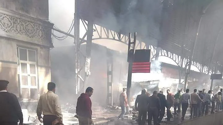 At least 25 killed in Egypt train crash, fire at central Cairo station