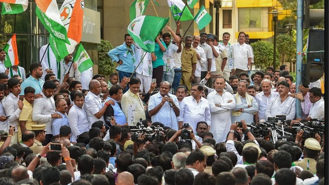 Karnataka Chief Minister H D Kumaraswamy (PTI)