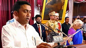 Pramod Sawant sworn in as 11th Goa CM