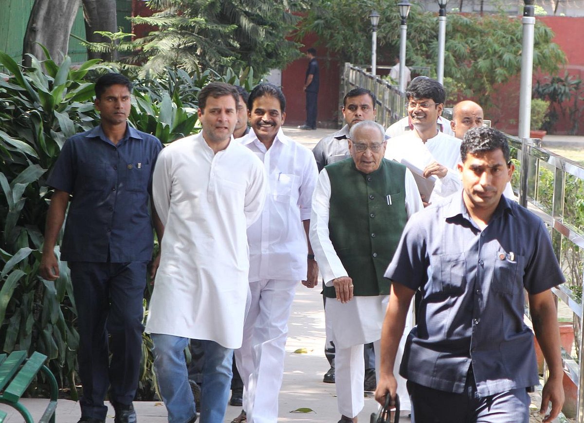CWC meeting at AICC (NH photo by Vipin)