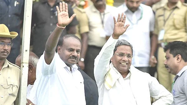 Karnataka CM HD Kumaraswamy Congress Leader Siddaramaiah (PTI)