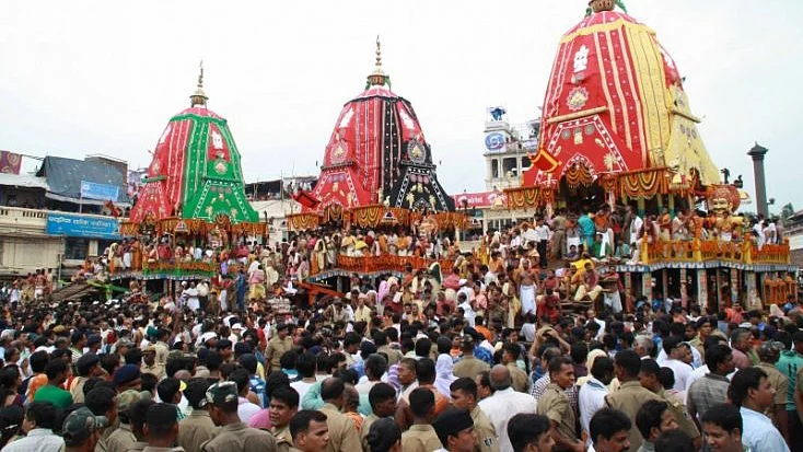 Pilgrims at Puri’s Jagannath temple (Social media)