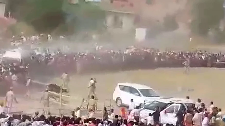 Akhilesh and Yogi exchange words as stray bulls create chaos in poll meetings