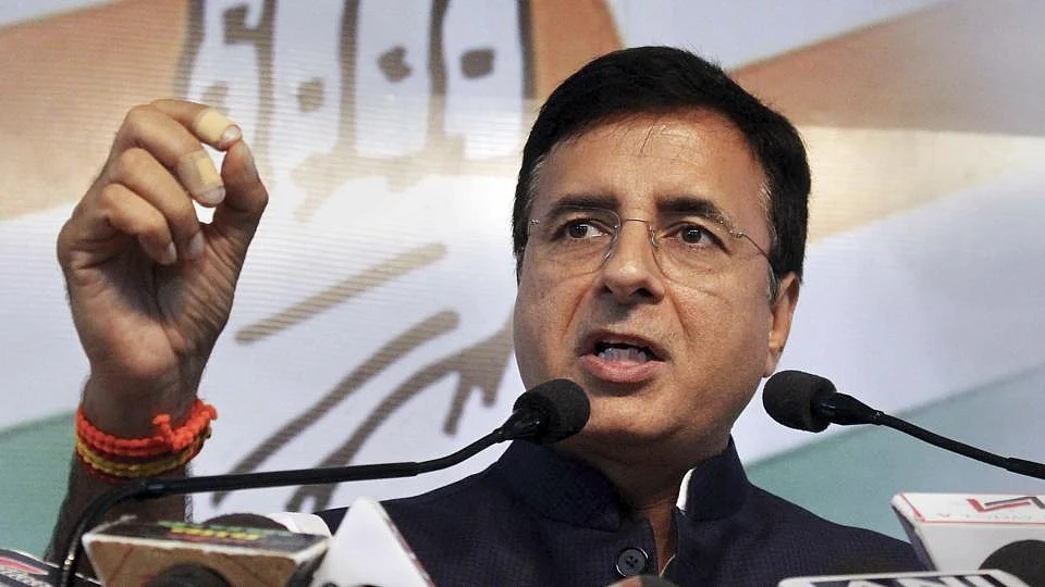 Congress leader Randeep Singh Surjewala (PTI)