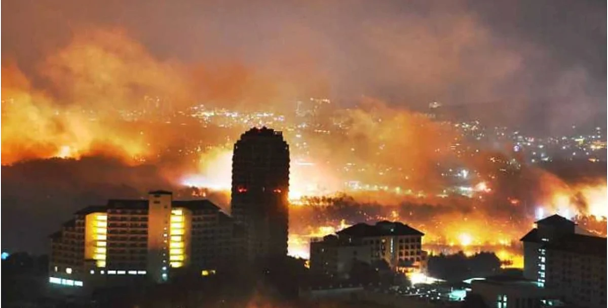 South Korean Fire (Twitter)