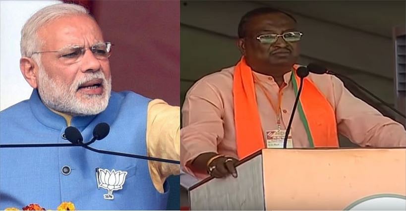 At PM Modi’s Aligarh rally, BJP MLA canvasses for votes in the name of President Kovind’s caste