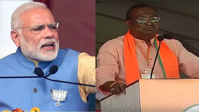 At PM Modi’s Aligarh rally, BJP MLA canvasses for votes in the name of President Kovind’s caste