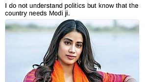 How Chowkidar Govind Saroj became actor Janhvi Kapoor and endorsed PM Modi