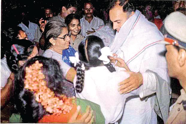 In remembrance of Rajiv Gandhi, who was killed on this day 28 years ago