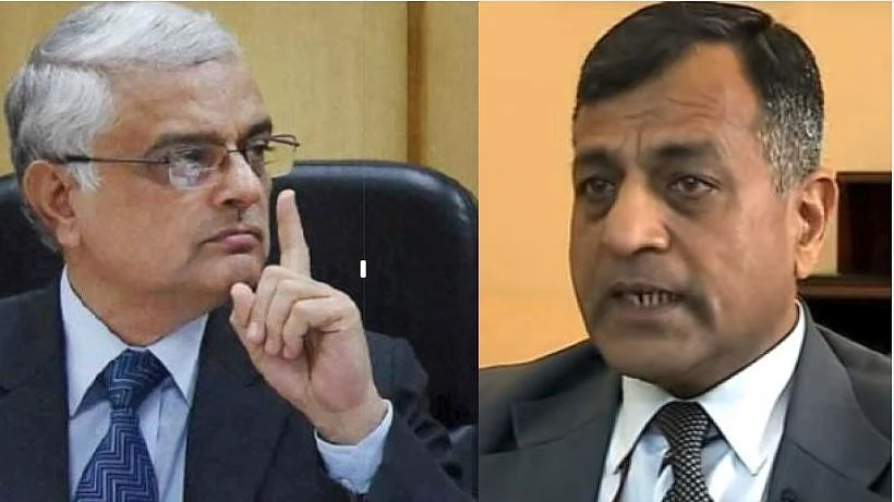 Former CEC O.P. Rawat and Election Commissioner Ashok Lavasa&nbsp;