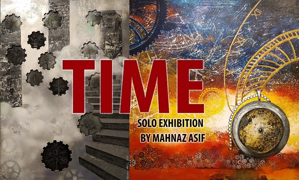 Mahnaz Asif’s art exhibition ‘Time’ inspires you to enjoy every moment of life