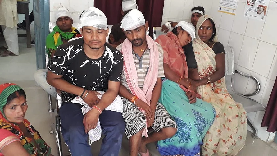 Dalits thrashed by the BJP supporters in Chandauli, UP