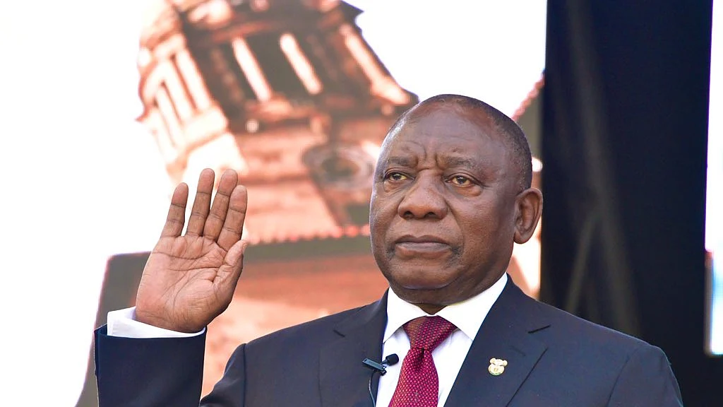 Cyril Ramaphosa takes oath as President of South Africa (Twitter)