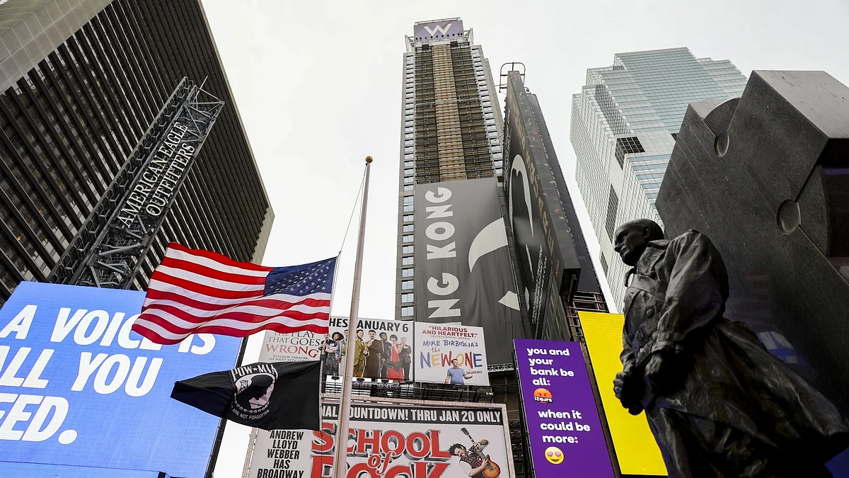 Times Square in New York (IANS Photo)