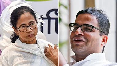 Poll strategist Prashant Kishor and West Bengal Chief Minister Mamata Banerjee