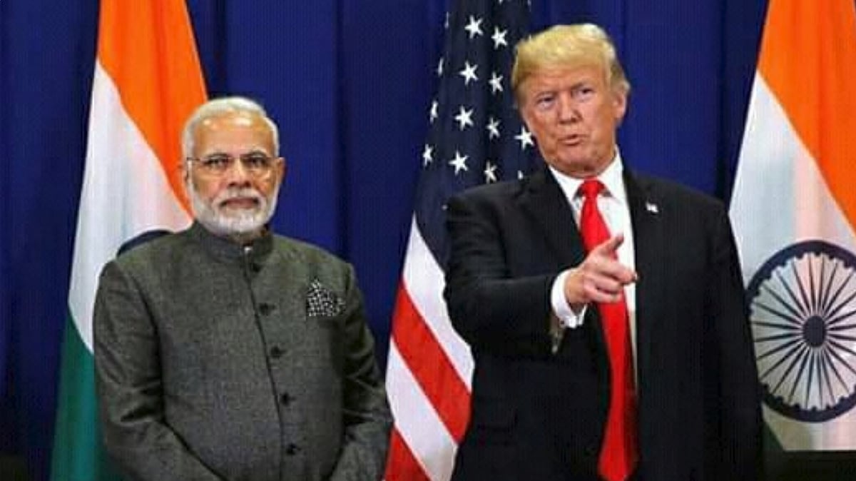 File photo of PM Modi and Donald Trump