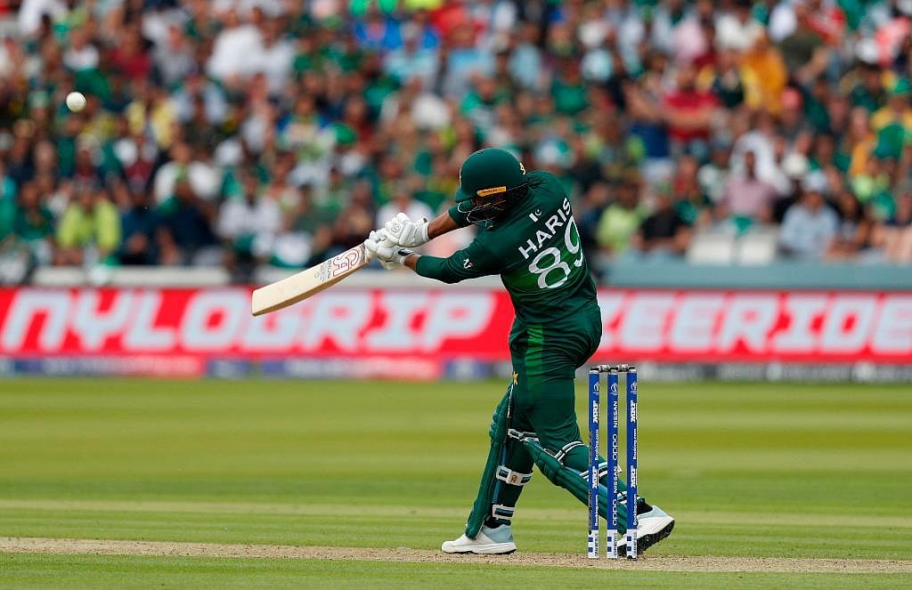 Haris Sohail in action against South Africa during their World Cup clash at Lord’s on June 23, 2019.