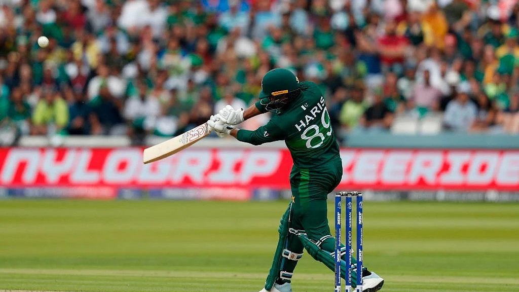 Haris Sohail in action against South Africa during their World Cup clash at Lord’s on June 23, 2019.