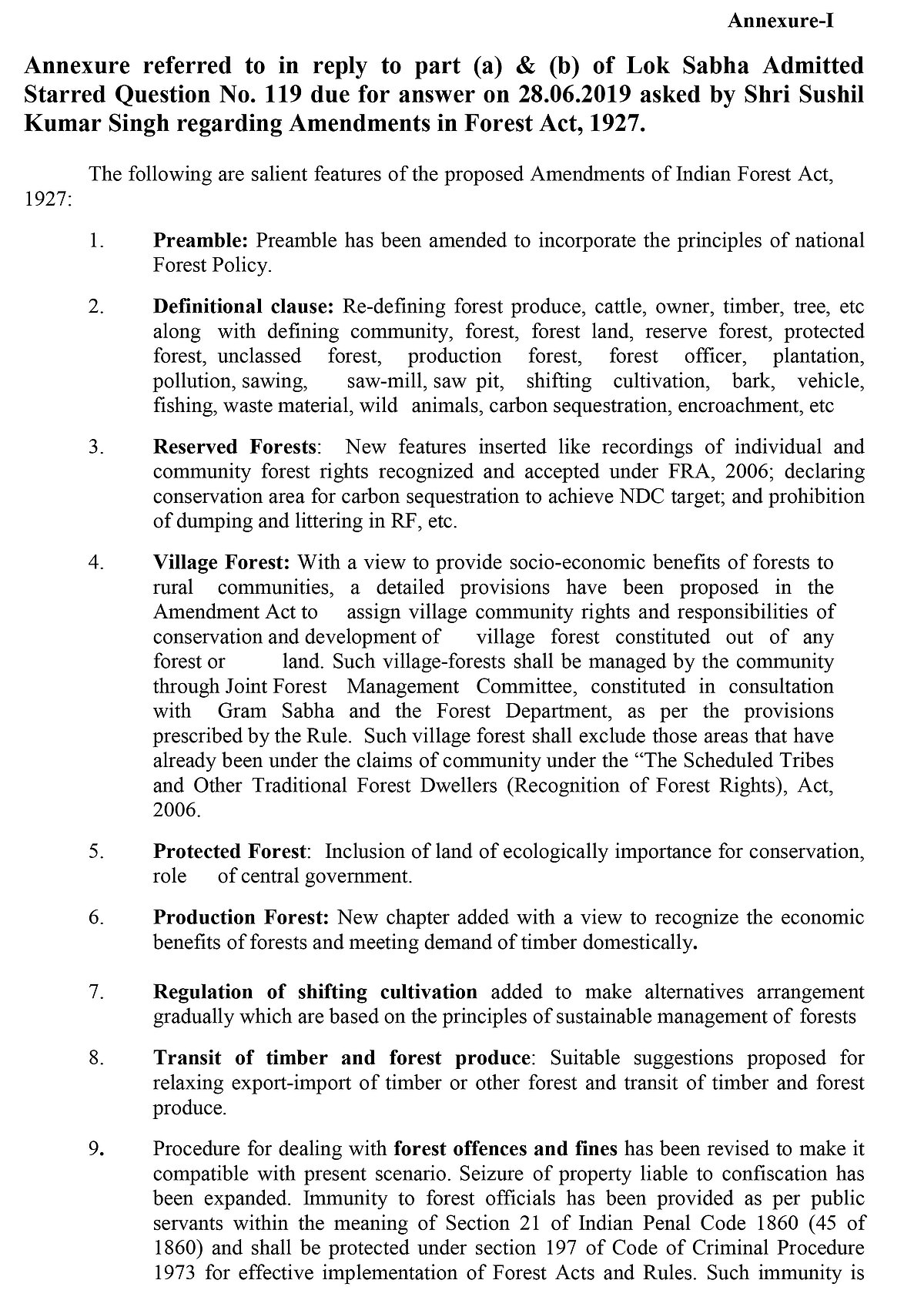 Prakash Javadekar misleads Lok Sabha now on amendments to Forest Act