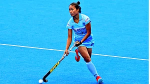Indian women hockey player Lalremsiami (Twitter/@KirenRijiju)