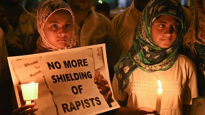 Kathua rape-and-murder case protest (PTI)