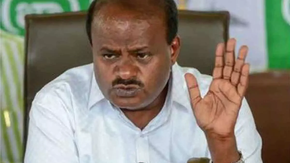 Karnataka Chief Minister H.D. Kumaraswamy.