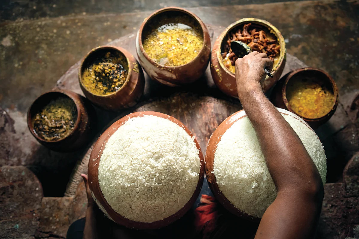 Coz Gods must be hungry too...