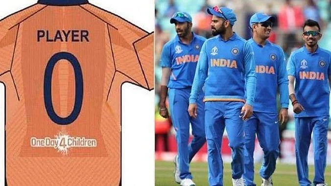 Men in Blue to wear orange jerseys against England on June 30
